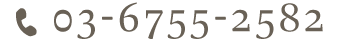 電話番号: 03-6755-2582